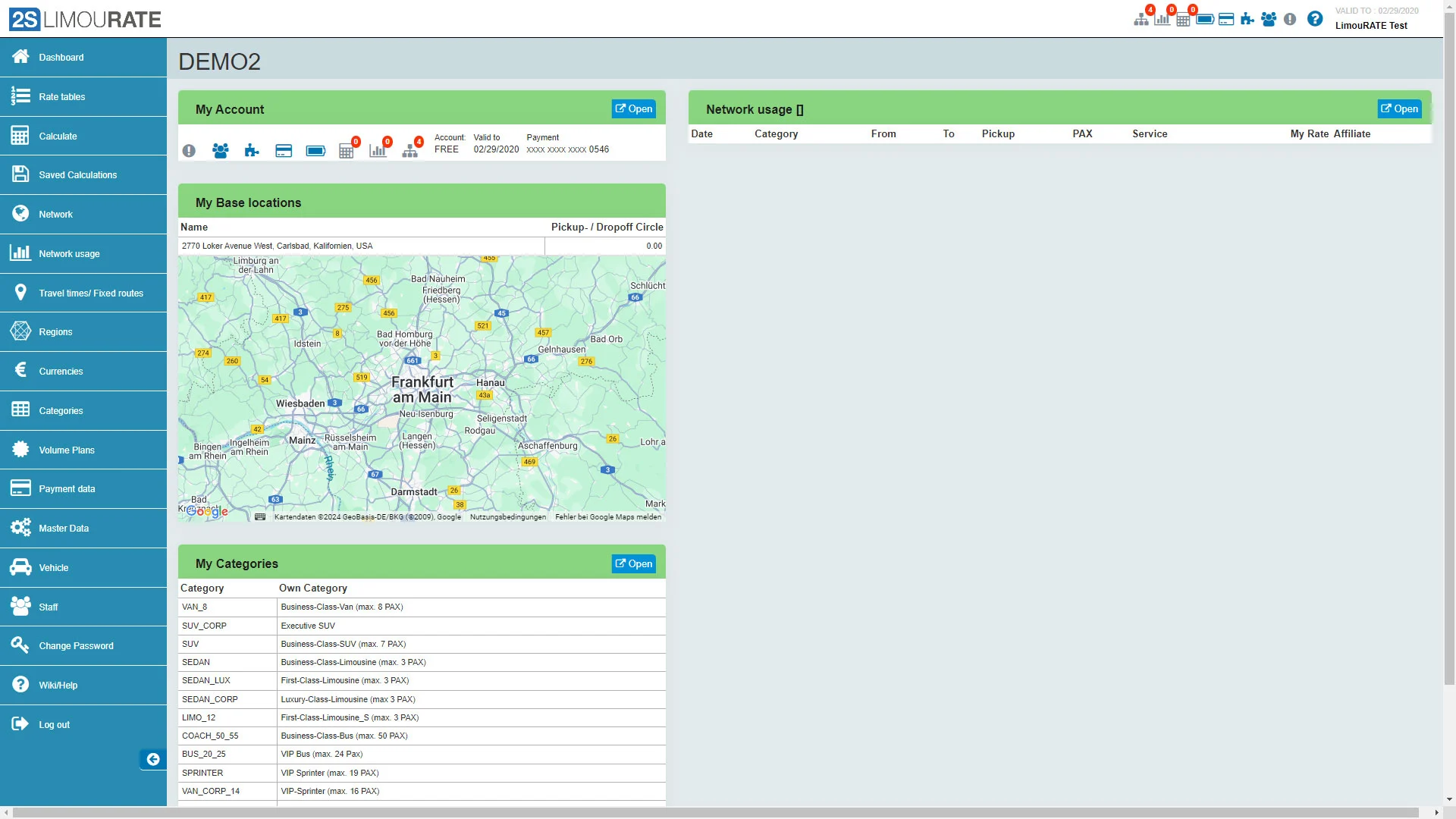 LimouRate-Dashboard-Rateengine-limousine